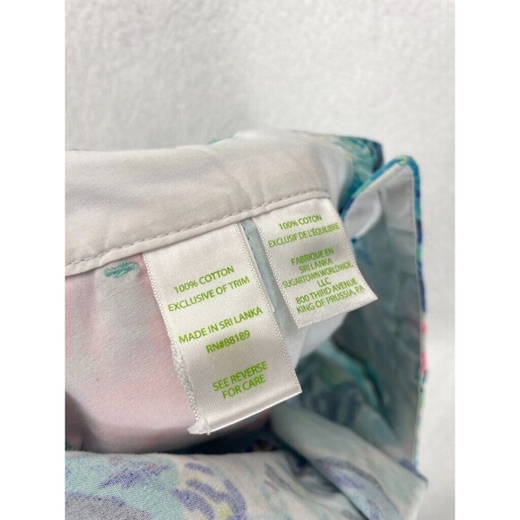 Lilly Pulitzer Callahan Shorts Women’s 0 Sparkling Blue Hey Bay Bay 5” Inseam - Picture 10 of 10